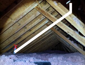 plumbing vent pipe in attic